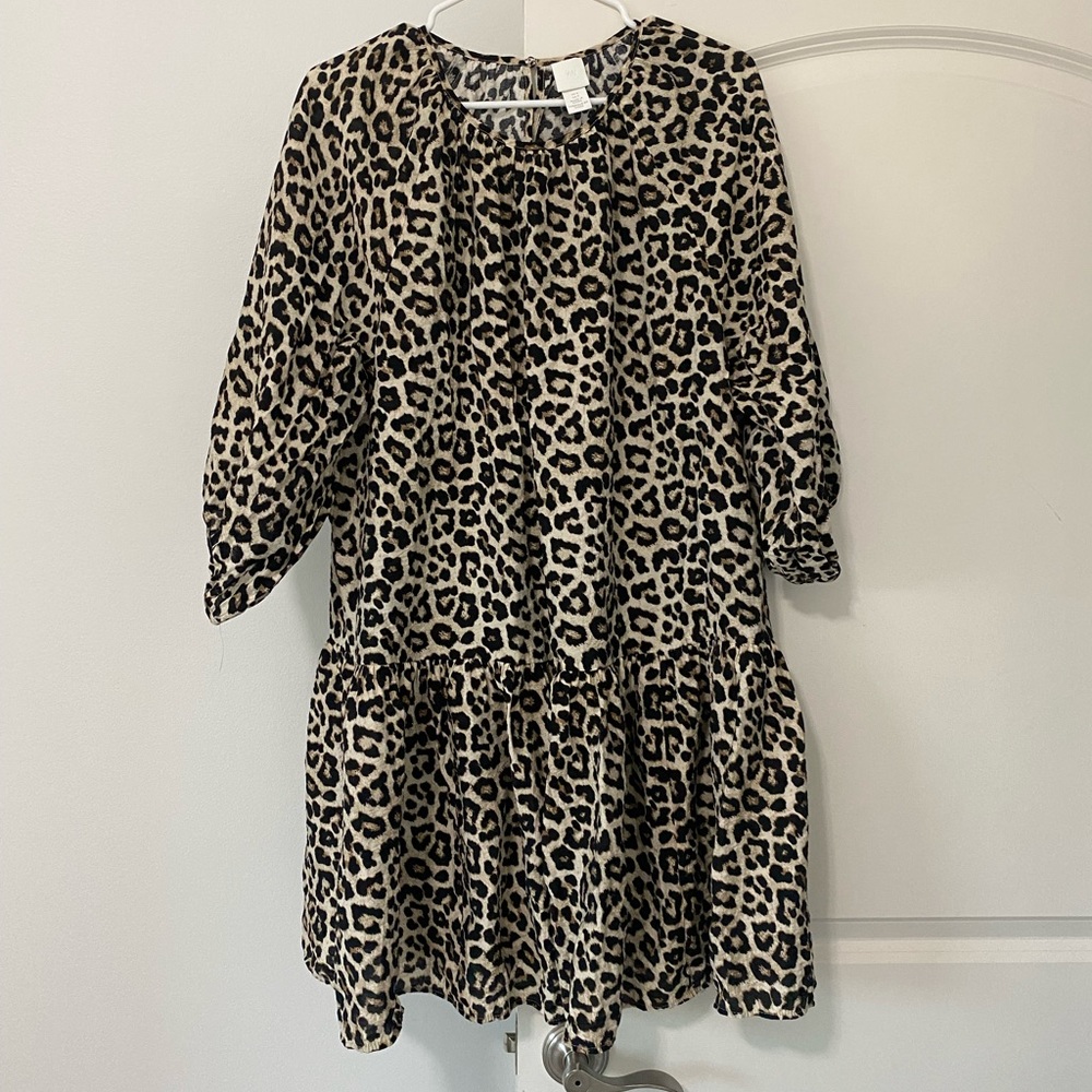 H&M Cheetah Print Short Dress